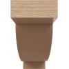 image2quotW x 4quotD x 4quotH Classic Alpine Rough Cedar Woodgrain TimberThane Corbel Primed Tan5in W x 30in D x 10in H