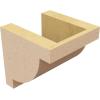 image2quotW x 4quotD x 4quotH Classic Alpine Rough Cedar Woodgrain TimberThane Corbel Primed Tan5in W x 5in D x 5in H