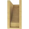 image2quotW x 4quotD x 4quotH Classic Alpine Rough Cedar Woodgrain TimberThane Corbel Primed Tan6in W x 12in D x 12in H