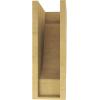 image2quotW x 4quotD x 4quotH Classic Alpine Rough Cedar Woodgrain TimberThane Corbel Primed Tan6in W x 12in D x 18in H