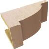 image2quotW x 4quotD x 4quotH Classic Alpine Rough Cedar Woodgrain TimberThane Corbel Primed Tan6in W x 12in D x 6in H