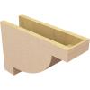 image2quotW x 4quotD x 4quotH Classic Alpine Rough Cedar Woodgrain TimberThane Corbel Primed Tan6in W x 18in D x 12in H