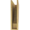 image2quotW x 4quotD x 4quotH Classic Alpine Rough Cedar Woodgrain TimberThane Corbel Primed Tan6in W x 24in D x 24in H