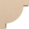 image2quotW x 4quotD x 4quotH Classic Alpine Rough Cedar Woodgrain TimberThane Corbel Primed Tan6in W x 24in D x 24in H