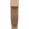 image2quotW x 4quotD x 4quotH Classic Alpine Rough Cedar Woodgrain TimberThane Corbel Primed Tan6in W x 24in D x 24in H