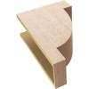 image2quotW x 4quotD x 4quotH Classic Alpine Rough Cedar Woodgrain TimberThane Corbel Primed Tan7in W x 14in D x 21in H
