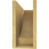 image2quotW x 4quotD x 4quotH Classic Alpine Rough Cedar Woodgrain TimberThane Corbel Primed Tan7in W x 21in D x 14in H