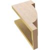 image2quotW x 4quotD x 4quotH Classic Alpine Rough Cedar Woodgrain TimberThane Corbel Primed Tan7in W x 7in D x 14in H