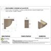 image2quotW x 4quotD x 4quotH Classic Alpine Rough Cedar Woodgrain TimberThane Corbel Primed Tan8in W x 16in D x 16in H