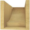 image2quotW x 4quotD x 4quotH Classic Alpine Rough Cedar Woodgrain TimberThane Corbel Primed Tan8in W x 16in D x 8in H
