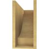 image2quotW x 4quotD x 4quotH Classic Alpine Rough Cedar Woodgrain TimberThane Corbel Primed Tan8in W x 24in D x 16in H