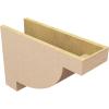 image2quotW x 4quotD x 4quotH Classic Alpine Rough Cedar Woodgrain TimberThane Corbel Primed Tan8in W x 24in D x 16in H