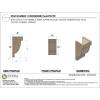 image2quotW x 4quotD x 4quotH Classic Alpine Rough Cedar Woodgrain TimberThane Corbel Primed Tan8in W x 8in D x 16in H