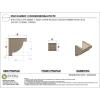 image2quotW x 4quotD x 4quotH Classic Alpine Rough Cedar Woodgrain TimberThane Corbel Primed Tan8in W x 8in D x 8in H