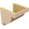 image2quotW x 4quotD x 4quotH Classic Alpine Rough Cedar Woodgrain TimberThane Corbel Primed Tan8in W x 8in D x 8in H