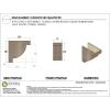 image2quotW x 4quotD x 4quotH Classic Alpine Rough Cedar Woodgrain TimberThane Corbel Primed Tan9in W x 18in D x 18in H