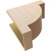 image2quotW x 4quotD x 4quotH Classic Alpine Rough Cedar Woodgrain TimberThane Corbel Primed Tan9in W x 18in D x 18in H