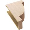 image2quotW x 4quotD x 4quotH Classic Alpine Rough Cedar Woodgrain TimberThane Corbel Primed Tan9in W x 18in D x 27in H