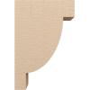 image2quotW x 4quotD x 4quotH Classic Alpine Rough Cedar Woodgrain TimberThane Corbel Primed Tan9in W x 18in D x 27in H
