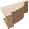 image2quotW x 4quotD x 4quotH Classic Alpine Rough Cedar Woodgrain TimberThane Corbel Primed Tan9in W x 18in D x 9in H
