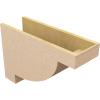 image2quotW x 4quotD x 4quotH Classic Alpine Rough Cedar Woodgrain TimberThane Corbel Primed Tan9in W x 27in D x 18in H