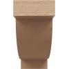 image2quotW x 4quotD x 4quotH Classic Alpine Rough Cedar Woodgrain TimberThane Corbel Primed Tan9in W x 27in D x 18in H