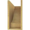 image2quotW x 4quotD x 4quotH Classic Alpine Rough Cedar Woodgrain TimberThane Corbel Primed Tan9in W x 27in D x 18in H
