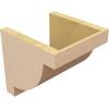 image2quotW x 4quotD x 4quotH Classic Alpine Rough Cedar Woodgrain TimberThane Corbel Primed Tan9in W x 9in D x 9in H