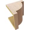 image2quotW x 4quotD x 4quotH Classic Alpine Rough Cedar Woodgrain TimberThane Corbel Primed Tan9in W x 9in D x 9in H