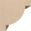 image2quotW x 4quotD x 4quotH Classic Alpine Rough Cedar Woodgrain TimberThane Corbel Primed Tan9in W x 9in D x 9in H