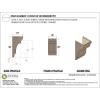 image2quotW x 6quotD x 4quotH Classic New Brighton Rough Cedar Woodgrain TimberThane Corbel Primed Tan10in W x 10in D x 20in H