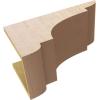 image2quotW x 6quotD x 4quotH Classic New Brighton Rough Cedar Woodgrain TimberThane Corbel Primed Tan10in W x 20in D x 10in H