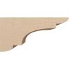 image2quotW x 6quotD x 4quotH Classic New Brighton Rough Cedar Woodgrain TimberThane Corbel Primed Tan10in W x 20in D x 10in H