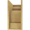 image2quotW x 6quotD x 4quotH Classic New Brighton Rough Cedar Woodgrain TimberThane Corbel Primed Tan10in W x 20in D x 20in H