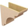 image2quotW x 6quotD x 4quotH Classic New Brighton Rough Cedar Woodgrain TimberThane Corbel Primed Tan10in W x 20in D x 20in H