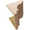 image2quotW x 6quotD x 4quotH Classic New Brighton Rough Cedar Woodgrain TimberThane Corbel Primed Tan11in W x 11in D x 11in H