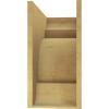 image2quotW x 6quotD x 4quotH Classic New Brighton Rough Cedar Woodgrain TimberThane Corbel Primed Tan11in W x 22in D x 22in H