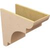 image2quotW x 6quotD x 4quotH Classic New Brighton Rough Cedar Woodgrain TimberThane Corbel Primed Tan11in W x 22in D x 22in H