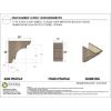 image2quotW x 6quotD x 4quotH Classic New Brighton Rough Cedar Woodgrain TimberThane Corbel Primed Tan11in W x 22in D x 22in H