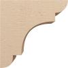 image2quotW x 6quotD x 4quotH Classic New Brighton Rough Cedar Woodgrain TimberThane Corbel Primed Tan11in W x 22in D x 22in H