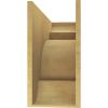 image2quotW x 6quotD x 4quotH Classic New Brighton Rough Cedar Woodgrain TimberThane Corbel Primed Tan11in W x 33in D x 22in H