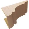 image2quotW x 6quotD x 4quotH Classic New Brighton Rough Cedar Woodgrain TimberThane Corbel Primed Tan12in W x 24in D x 12in H