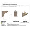 image2quotW x 6quotD x 4quotH Classic New Brighton Rough Cedar Woodgrain TimberThane Corbel Primed Tan12in W x 24in D x 24in H