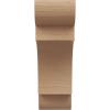image2quotW x 6quotD x 4quotH Classic New Brighton Rough Cedar Woodgrain TimberThane Corbel Primed Tan12in W x 24in D x 36in H