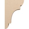 image2quotW x 6quotD x 4quotH Classic New Brighton Rough Cedar Woodgrain TimberThane Corbel Primed Tan12in W x 24in D x 36in H