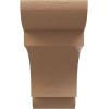 image2quotW x 6quotD x 4quotH Classic New Brighton Rough Cedar Woodgrain TimberThane Corbel Primed Tan12in W x 36in D x 24in H