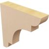image2quotW x 6quotD x 4quotH Classic New Brighton Rough Cedar Woodgrain TimberThane Corbel Primed Tan2in W x 10in D x 10in H