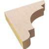 image2quotW x 6quotD x 4quotH Classic New Brighton Rough Cedar Woodgrain TimberThane Corbel Primed Tan2in W x 10in D x 10in H