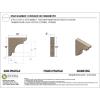 image2quotW x 6quotD x 4quotH Classic New Brighton Rough Cedar Woodgrain TimberThane Corbel Primed Tan2in W x 10in D x 10in H