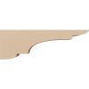 image2quotW x 6quotD x 4quotH Classic New Brighton Rough Cedar Woodgrain TimberThane Corbel Primed Tan2in W x 12in D x 4in H